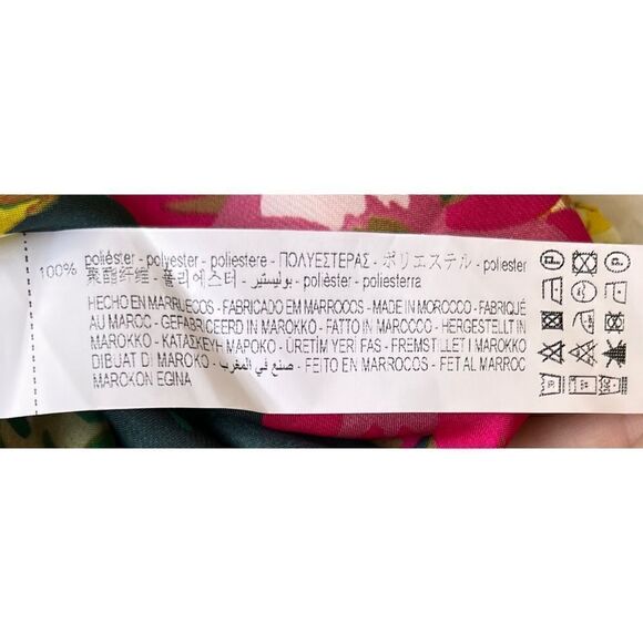 NWT Zara Blogger’s Favorite Floral Satin Effect Cutout Long Sleeve Mini Dress - Picture 16 of 16